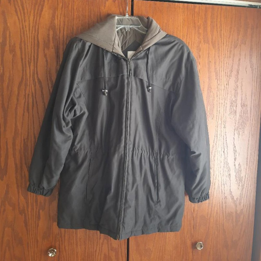 Studio Works Men Outerwear Coat Wear Dark Green Size L PreLoved